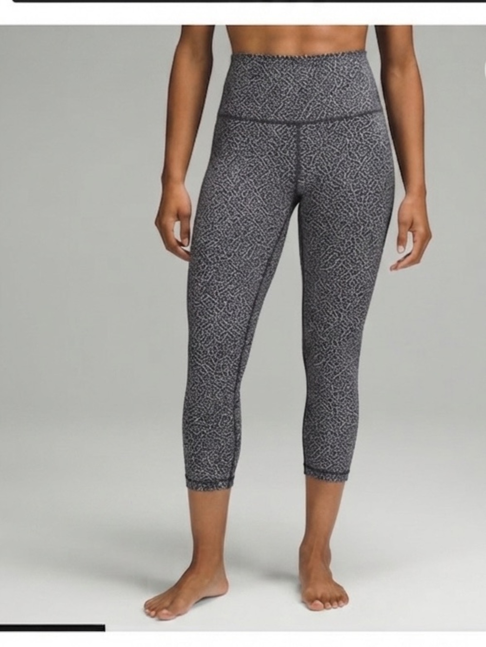 Lululemon Wunder Under Crop high rise leggings